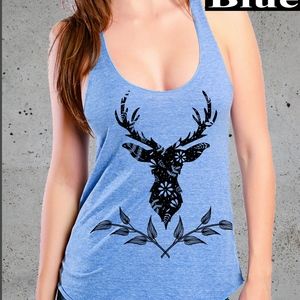 $34 Women's Deer Antler Elk American Apparel Tank